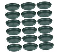 BESPORTBLE 20 Pièces Plateau De Soucoupe Végétale Plantes Plateau De Base pour Pot De Fleurs Portable Plateaux Ronds en Plastique Soucoupes Végétales Attrape-Gouttes pour Pots Green
