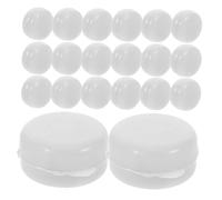 BESPORTBLE 20 Pièces Rattle Inserts For Toys Plastic Flat Noise Maker Balls Easy DIY Replacement For Shaking Toys And Dog Squeakers