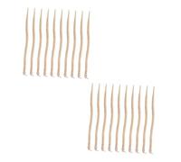 BESPORTBLE 20 Pièces Serpent Bois à Peindre Modèle Animaux Non Figurine Serpent Simulée pour Garçon Fille Cadeau Bricolage Éducatif