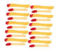 BESPORTBLE 20 Pièces Simulated French Fries Artificial Food Decoration Realistic Texture Play Toy for Restaurant Window Display Party