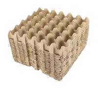 BESPORTBLE 20 Pièces Support De Pulpe Appartements D' en Fibre De Pâte Œuf Conteneur D'élevage Plateau D' De Caille Incubateur De Cailles Couvoir Incubateur De Canard Papier
