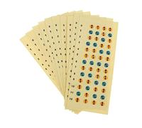 BESPORTBLE 20 pièces Ukulele Notes Stickers Durable Paper Scale Decals Practical Ukulele Accessories For Beginners