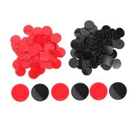 BESPORTBLE 200 Jetons De Jeu Jetons D'Activités De Groupe Jeux De Classe Disques De Comptage Marqueurs De Bingo Transparents en Bois Outils d'apprentissage