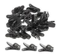 BESPORTBLE 200 pièces Clips pour Câble Écouteurs Rotatifs Clip Microphone Pince Fixation Fil Accessoires pour Casque et Micro