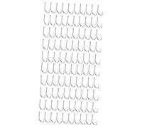 BESPORTBLE 200pièces Hameçons Acier pour Hameçons à Bec Octopus Eau Douce Et Conception Barbless pour De Blessures Aux Poissons