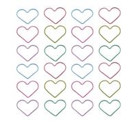 BESPORTBLE 24 Pcs Bracelets en Silicone Forme de Cœur Créatifs pour Filles Articles de Fête et Présents de Fête pour Événements Festifs