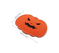 BESPORTBLE 24 Pièces Accessoires Citrouille Feutre pour Halloween Décorations Diy Non Décolorantes pour Costumes Fêtes et Ambiance Patches Colorés Mixés pour Décoration Festive