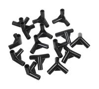 BESPORTBLE 24 pièces Connecteurs Plastiques Voies pour Tente Auvent Accessoires de Remplacement Polyvalents pour Structures de Tente Pop-up Installation Sûre pour Chapiteau Jardin Extérieur