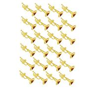 BESPORTBLE 24Pièces Mini Trompette Décorative pour Bricolage et Décoration de Scène DIY pour Accessoires de Fête