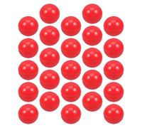 BESPORTBLE 25 Pièces Boules de Loterie Blanches Légères en Plastique 3 CM pour Activités de Fête et Tirage au Sort