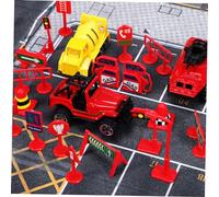 BESPORTBLE 28 Pièces Mini Panneaux de Signalisation et de Éducatif Sécurisé pour Garçon Fille Panneaux Routiers Réalistes et Compact Apprentissage Sécurité Routière