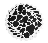 BESPORTBLE 280 Stickers Autocollants à Motifs Taches de Vache Papiers Peints Vache Repositionnables Décorations Murales Modernes pour Chambre D’Garçon et Filles Meubles et Tasses sans