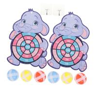 BESPORTBLE 2ensembles De Fléchettes pour Garçon Fille Set Interactif avec Et Balles Activité Parent-garçon Fille pour Intérieur Et Extérieur