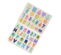 BESPORTBLE 2Ensembles Educational Number and Letter Building Blocks Set for of Fun Puzzle Toys for Ages