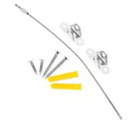 BESPORTBLE 2ensembles Kit Ancrages Pour Meubles Sangles Murales Anti-basculement Protection Garçon Fille Pour Bibliothèque Et Armoire Installation Facile
