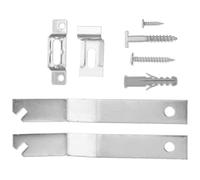 BESPORTBLE 2ensembles Kit de Suspension Cadre Photo Antivol avec Crochets Sécurité à Tête Fixation Stable pour Galeries Hôtels et Musées Compatible Bois et Murs Divers