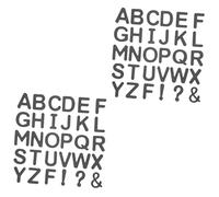 BESPORTBLE 2ensembles Lettres Magnétiques Mousse Pour Réfrigérateur Alphabet Décoratif Et Enseignement Et Décoration Complet Et Mémos