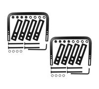 BESPORTBLE 2ensembles Lot de Barres Métalliques Stabilisatrices Butées de Matelas Antidérapantes pour Sommier Supports de Maintien sans Outils