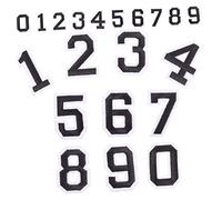 BESPORTBLE 2ensembles Numéros Autocollants Pour T-shirts De Football Décoration Textile Personnalisable Sets De Numéros à Repasser