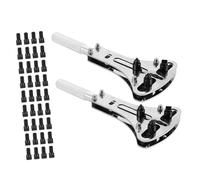 BESPORTBLE 2ensembles Outil Ouverture de Boîtier de Montre Clé à Mâchoires Kit de Réparation pour Remplacement de Pile et Maintenance