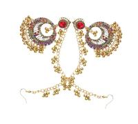 BESPORTBLE 2paires Boucles Oreilles Pendantes Pour Femme Design Unique Inspiration Ethnique Détails Colorés Et Confortable Pour Fêtes Voyages Et Sorties Décontractées