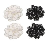 BESPORTBLE 2paires Clips Floraux Pour Chaussures Breloques Forme De Rose Amovibles Pour Talons Hauts Femmes Et Jeunes Filles Sandales De Mariage Et Fête