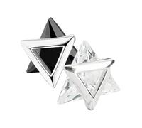 BESPORTBLE 2Pcs Boucles D'Oreilles À Tige Triangulaires Boucles D'Oreilles Géométriques Clous D'Oreilles Géométriques Boucles D'Oreilles À Tige Triangulaires Boucles