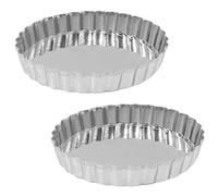 BESPORTBLE 2pcs Moule à Pâtisserie Antiadhésif en Alliage D'aluminium, Plateau à Gâteau et Moule, Écologique et Sain, pour Usage Domestique et Professionnels