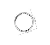 BESPORTBLE 2pièces Bagues Couple Design Ange Démon Ajustables Pour Amoureux Bijoux Créatifs Et Élégants