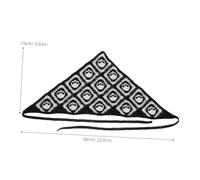 BESPORTBLE 2pièces Bandana Au Crochet Pour Cheveux Avec Et Toile Araignée Foulard Pour Femme Accessoires De Coiffure Gothique