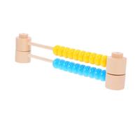 BESPORTBLE 2pièces Boulier Coloré Montessori Outil Éducatif Mathématique pour Garçon Fille Jouet Sensory DIY avec Arithmétique Abacus pour Développer La Numératie Coordination Main-
