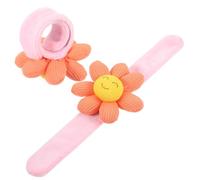 BESPORTBLE 2Pièces Bracelet à Claque Peluche Tournesol Pour Garçon Fille Et Adultes Pour Fêtes