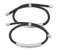 BESPORTBLE 2Pièces Bracelet Acier Chic Sculptés Inspirant Pour Toutes Occasions Pour Hommes Durable Et Élégant