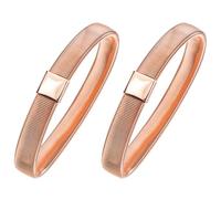 BESPORTBLE 2pièces Bracelet Élastique pour Homme Brassard de Manchette Anneau de Maintien pour Chemise