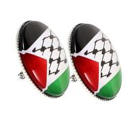 BESPORTBLE 2pièces Broche Drapeau Palestine Métal Épingle Pince Polyvalente Pour Sac à Dos Et Vêtements Accessoire Déco Unique Et Sophistiqué