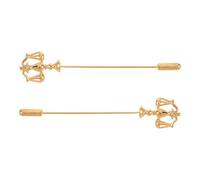 BESPORTBLE 2pièces Broches Balance Dorées Lot de Épingle de Col Symbole de Justice pour Avocats et Juges Accessoire Bijou de Chemise pour Homme et Femme
