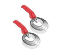BESPORTBLE 2pièces Brosse à Curry Pour Chevaux Et Bétail Poignée Ergonomique Peigne à Poils Pour Animaux Outil De Toilettage Pour Ânes Et Bétail