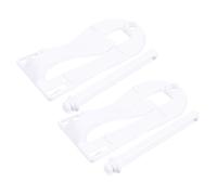 BESPORTBLE 2pièces Clip De Légumes pour Oiseaux Multifonction Fixation Solide Pince Alimentaire Plastique Lisse Compact Et Léger Cage Accessoires pour Perroquets Et Perruches