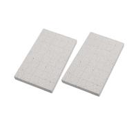 BESPORTBLE 2pièces Coussin Lapin Pierre Naturelle pour Soins Ongles Et Dents Planche Griffe Et Anti-Rayures pour Lapins Cobayes Gerbilles Petits Animaux