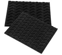 BESPORTBLE 2pièces Coussins Antidérapants Pour Semelles De Chaussures Bruit Protection Durable Et Absorption Des Chocs Lot De Noir