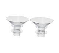 BESPORTBLE 2pièces Embouts De Rechange Pour Tire-lait Silicone Petits Embouts De Téterelle Transparents Détachées Pratiques Et Lavables