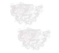 BESPORTBLE 2pièces Fausse Barbe De Père Noël Lot De Barbes Pour Homme Accessoires De Noël Réalistes Et Cosplay