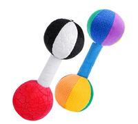 BESPORTBLE 2pièces Haltère Jouet Souple pour Garçon Fille Lot de Haltères Apaisants pour Nourrissons Jouet à Manipuler pour Tout-petit