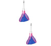 BESPORTBLE 2pièces Hamac Suspendu Maille pour Lézard Lit Confortable Triangle Bleu pour Animaux De Compagnie