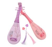 BESPORTBLE 2pièces Instrument De Musique Pipa Miniature pour Garçon Fille Modèle De Décoration pour Maison Jouet Éducatif Montessori
