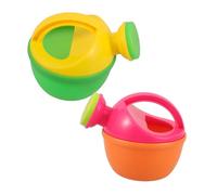 BESPORTBLE 2pièces Lot de Arrosoirs Plastique Poignée Garçon Fille Jeu Plage Bain Arrosage Tout-Petit Sable Jardin Fleur Fille Pot Mer Eau Bidon Pulvérisateur