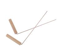 BESPORTBLE 2pièces Lot de Baguettes De Sourcier Portables pour Détection Eau Et Activités Extérieures avec Sondes