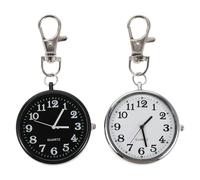 BESPORTBLE 2pièces Lot de Montres-Badge pour Infirmières Montres à Clip de Poche pour Travail Médical Portabilité Quotidienne