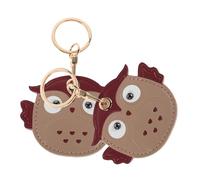 BESPORTBLE 2pièces Porte-clés Hibou Cuir Lot de Mignons avec Pendentif Animal Accessoires pour Sacs à Dos Main
