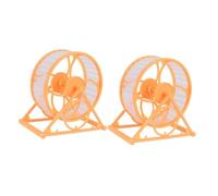 BESPORTBLE 2pièces Roue Exercice pour Hamster Et Animal Roue Silencieuse pour Chinchilla Écureuil Hérisson Jouet pour Animaux De Compagnie avec Design Sûr Et Confortable